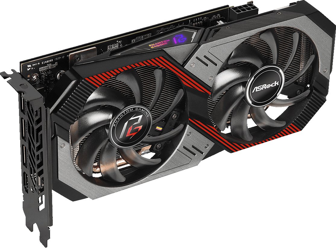 Відеокарта ASRock PCI-E Radeon RX 5500 XT 8GB DDR6 Phantom Gaming
