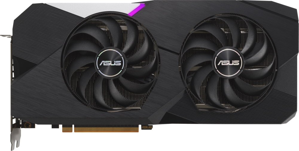 あ Видеокарта Asus PCI-E Radeon RX 6700 XT 12GB DDR6 (DUAL-RX6700XT