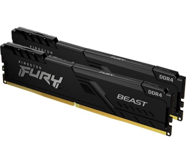 DDR4 16gb(8×2) 3200MHz Купити Kingston Fury Beast 16GB (2x8GB) DDR4 3200MHz CL16 Б/В