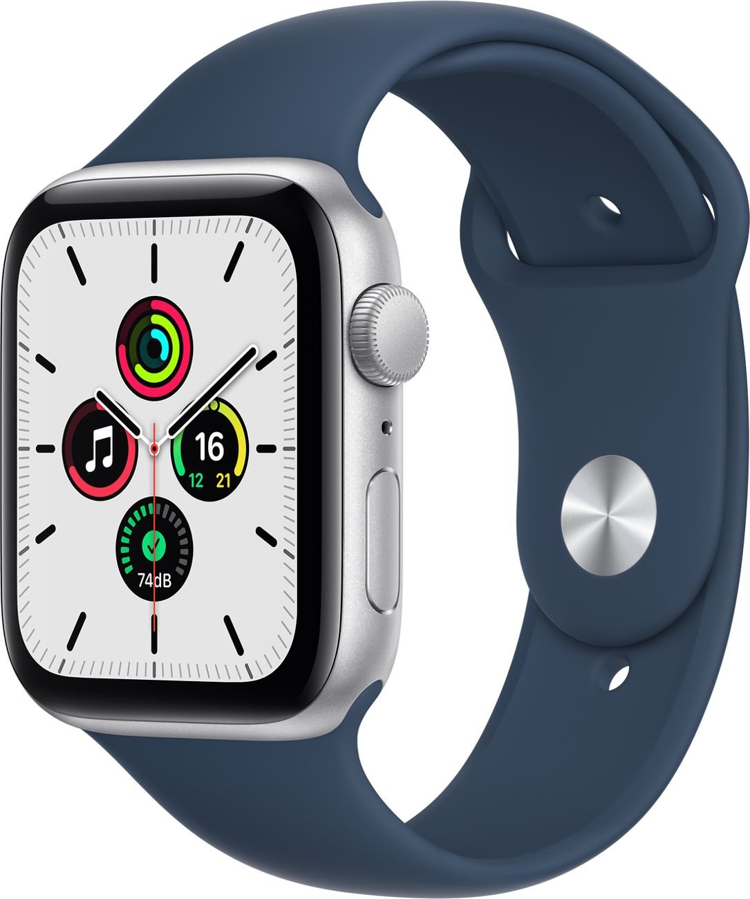 Смарт-часы Apple Watch SE 44mm GPS Silver Aluminium/Abyss Blue