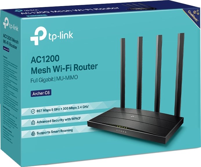 Роутер TP-Link Archer C6 купить | ELMIR - цена, отзывы, характеристики