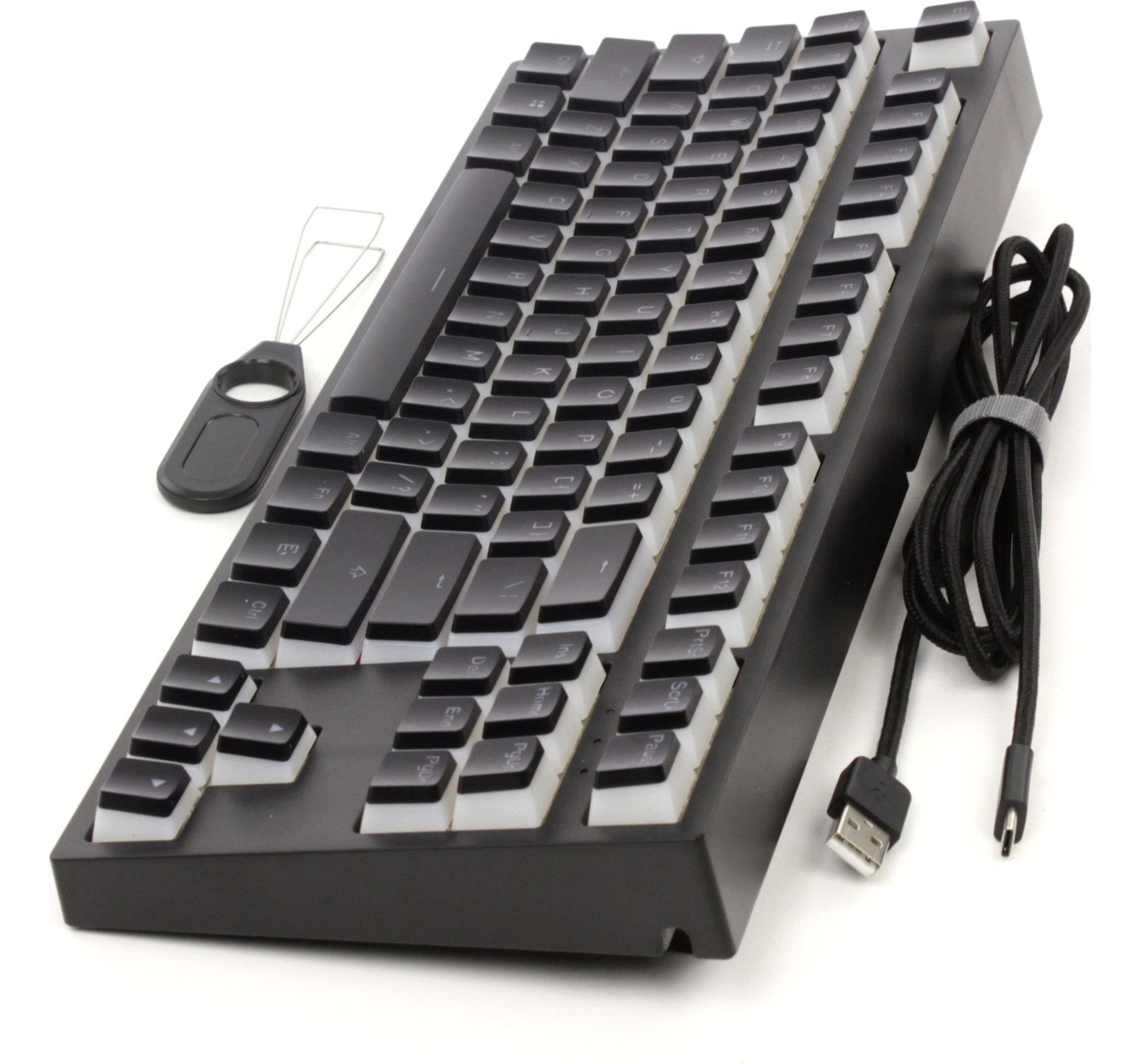 Клавиатура Dark Project One KD87A Pudding Gateron Mechanical Yellow EU ...