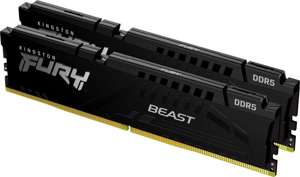 Модуль памяти Kingston Fury DDR5 32GB 2x16GB 5600MHz Beast Black