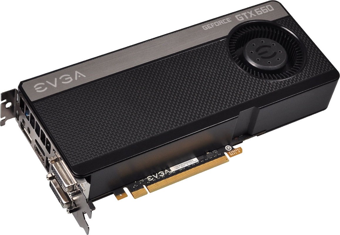 Видеокарта EVGA PCI-E GeForce GTX660 2GB DDR5 (02G-P4-2660-KR) - купить ...