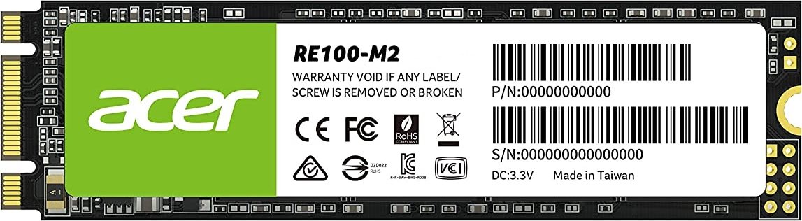 SSD-накопитель M.2 1TB Acer 2280 (RE100-M2-1TB) купить | ELMIR