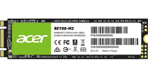 SSD-накопитель M.2 1TB Acer 2280 (RE100-M2-1TB) купить | ELMIR