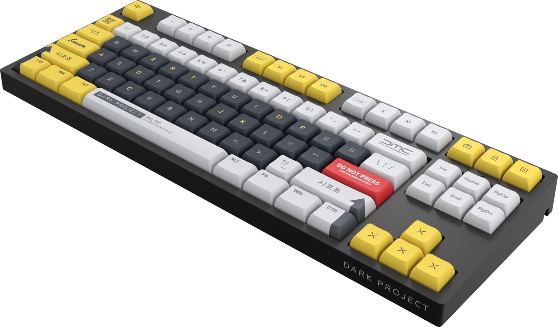Клавиатура Dark Project Pro KD87A LTD ABS Gateron Optical 1.0 Silver ...