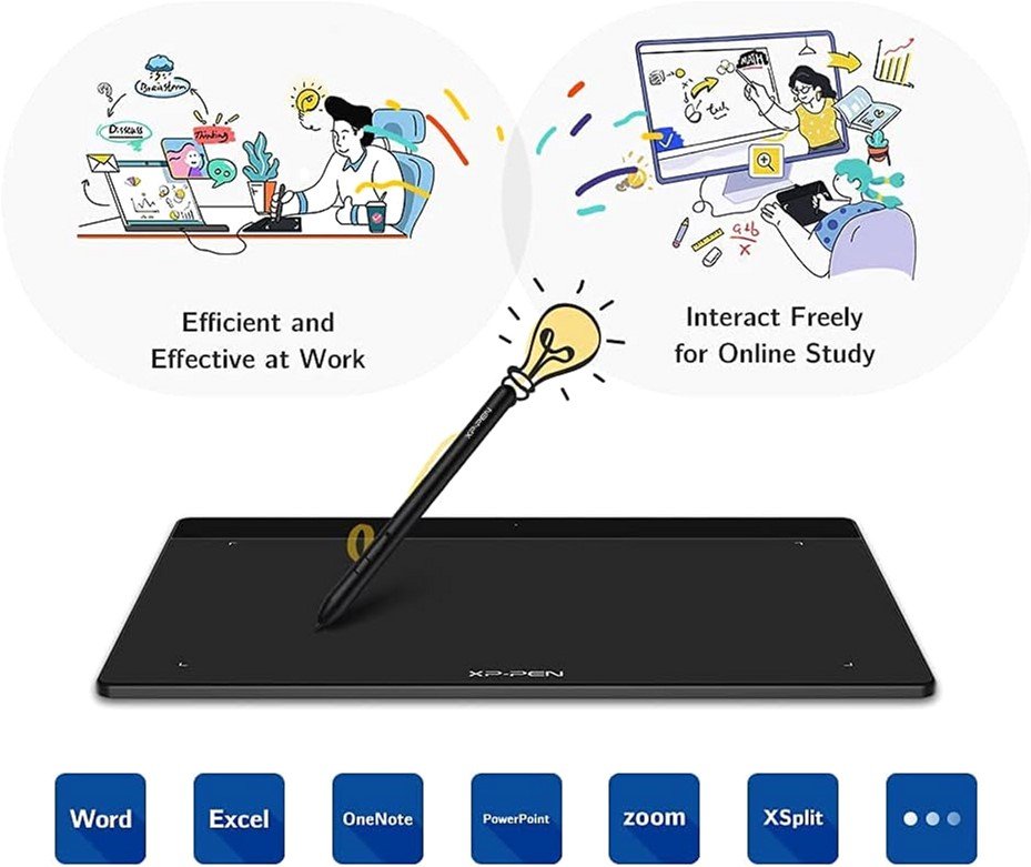 Графический планшет XP-Pen Deco Fun L Red купить | ELMIR - цена, отзывы ...