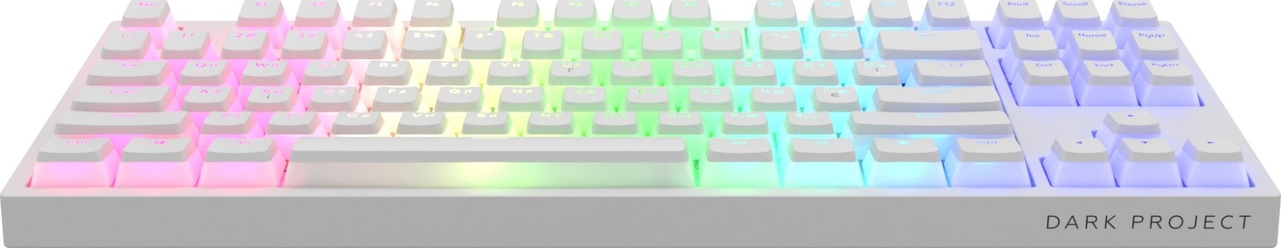 Клавиатура Dark Project Pro KD87A PBT Pudding G3MS Optical White (DP-KD ...