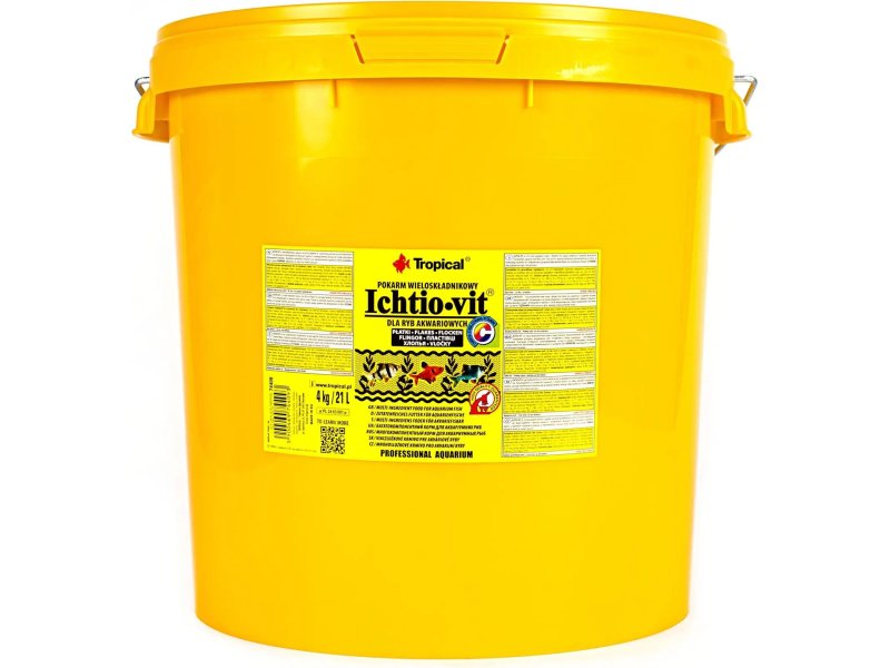 Фото - Корм для рыб Tropical Корм для риб Ichtio-vit основний, для всіх видів, пластівці 21 л /4 кг 74409 (74409)
