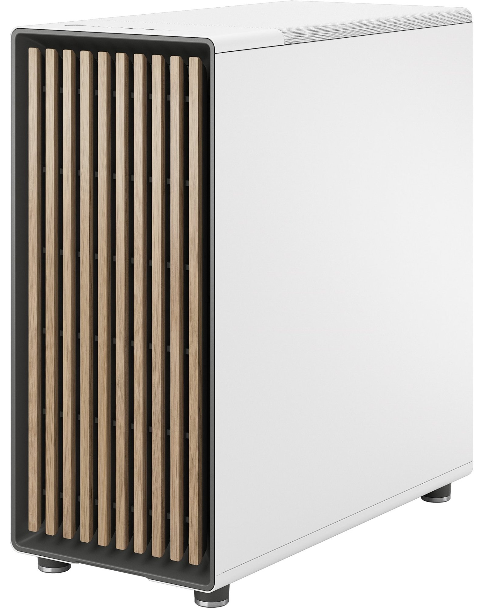 Корпус Fractal Design North TG Clear Tin б/БЖ Chalk White (FD-C