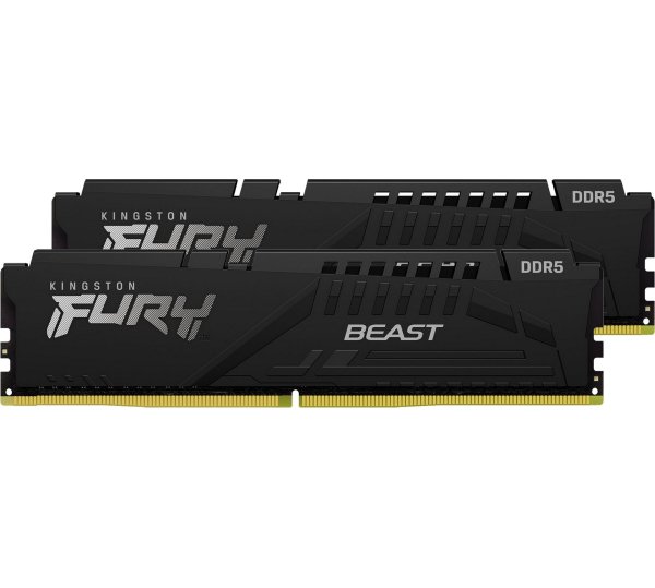 Kingston FURY BEAST DDR5 16GB(8GB×2) Модуль памяти Kingston Fury DDR5 16GB 2x8GB 6000MHz Beast
