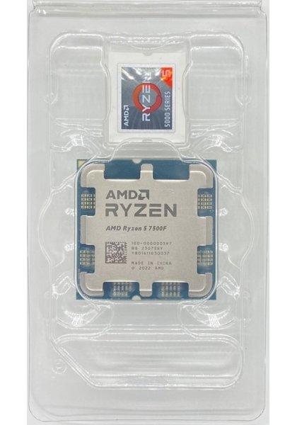 Процессор AMD Ryzen 5 7500F s-AM5 5.0GHz/32MB Tray (100-000000597