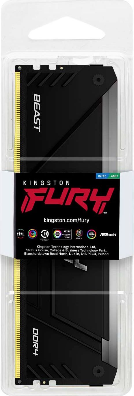 Модуль памяти Kingston Fury DDR4 32GB 3200MHz Beast RGB