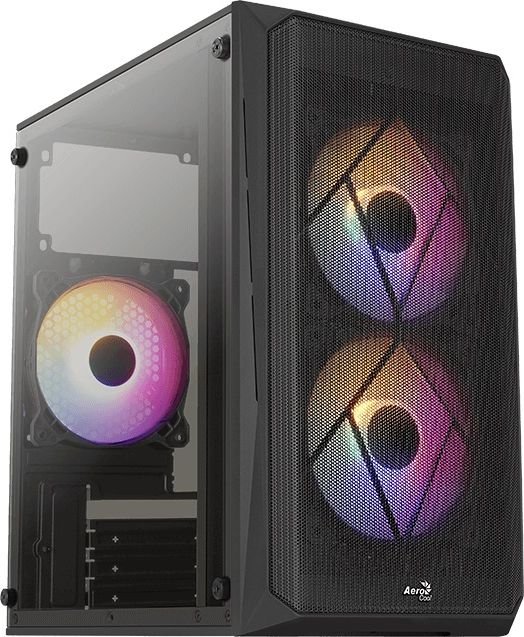 Корпус AeroCool CS-107-A-BK-v2 б/БП Black купить | Elmir - цена, отзывы ...