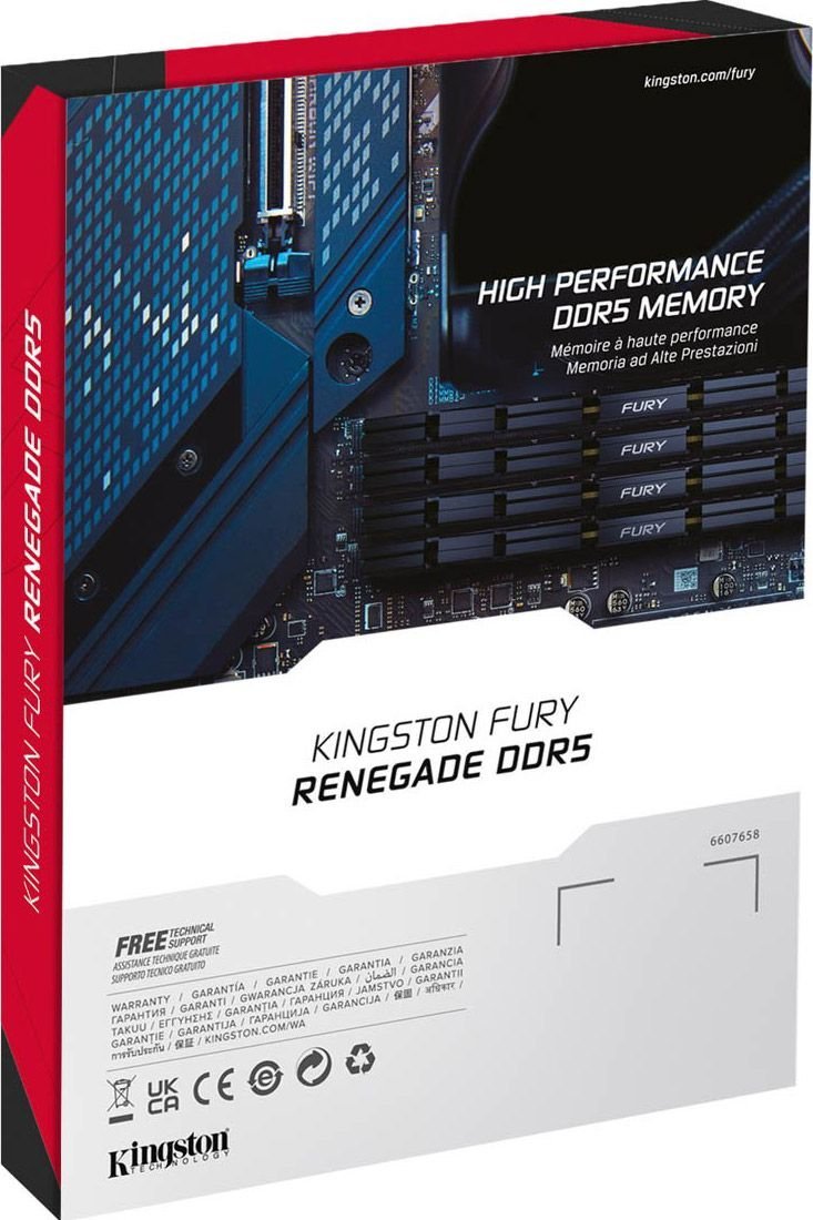 Модуль памяти Kingston Fury DDR5 32GB 2x16GB 8000MHz Renegade