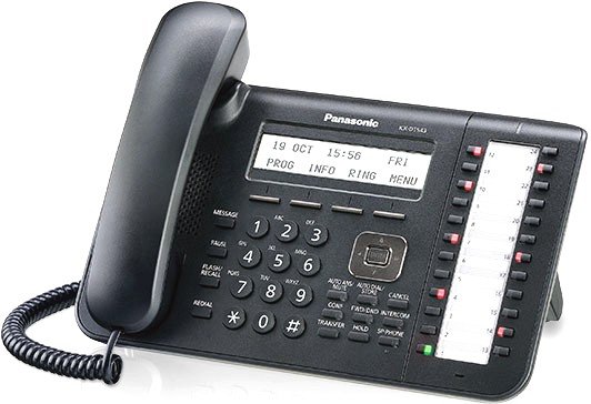 Системный телефон Panasonic KX-DT543RU-B Black купить | ELMIR - цена ...