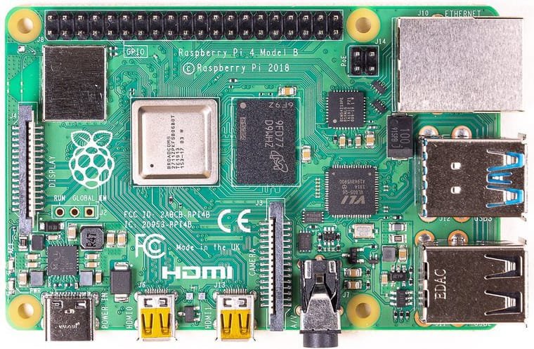 Одноплатный компьютер Raspberry Pi 4 Model B 2GB (RPI4-MODBP-2GB