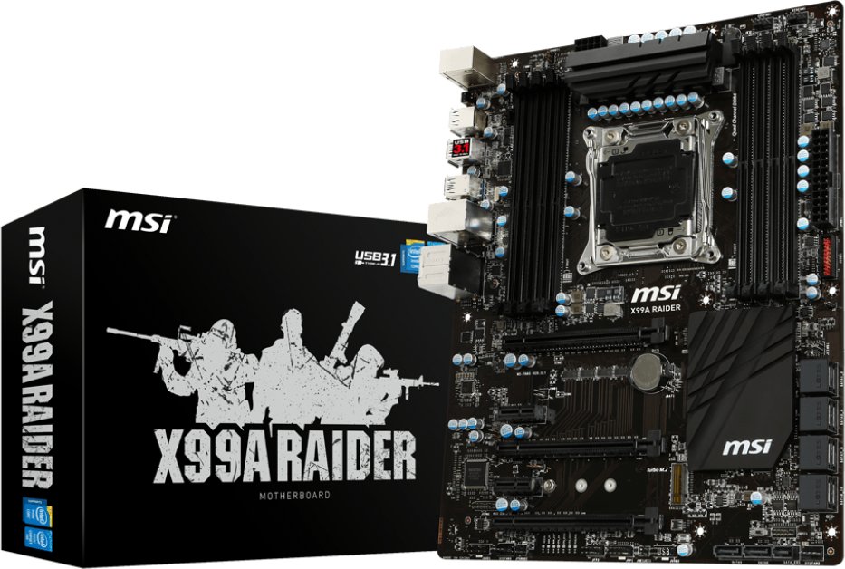 Материнская плата MSI X99A Raider s-2011-v3 X99 купить | Elmir - цена ...