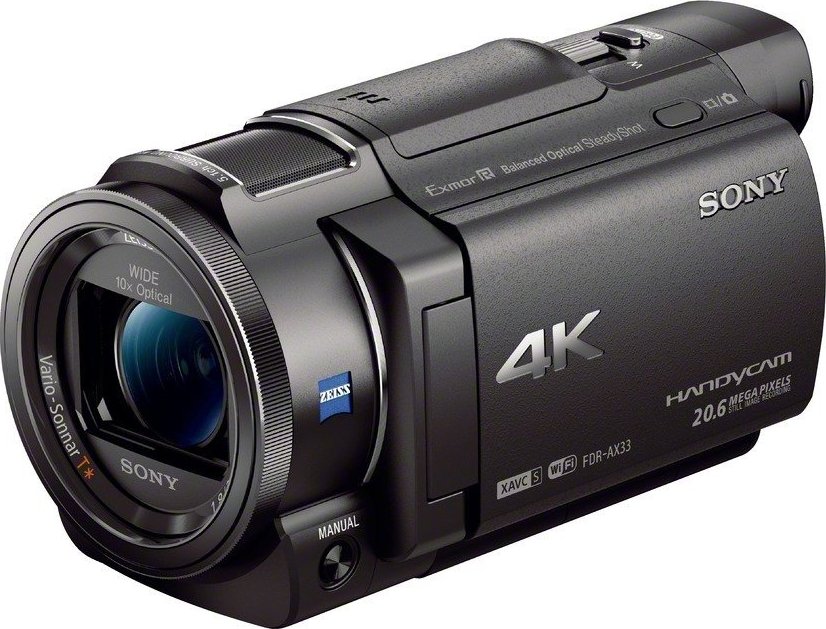 Цифровая видеокамера Sony Handycam FDR-AX33 Black купить | ELMIR