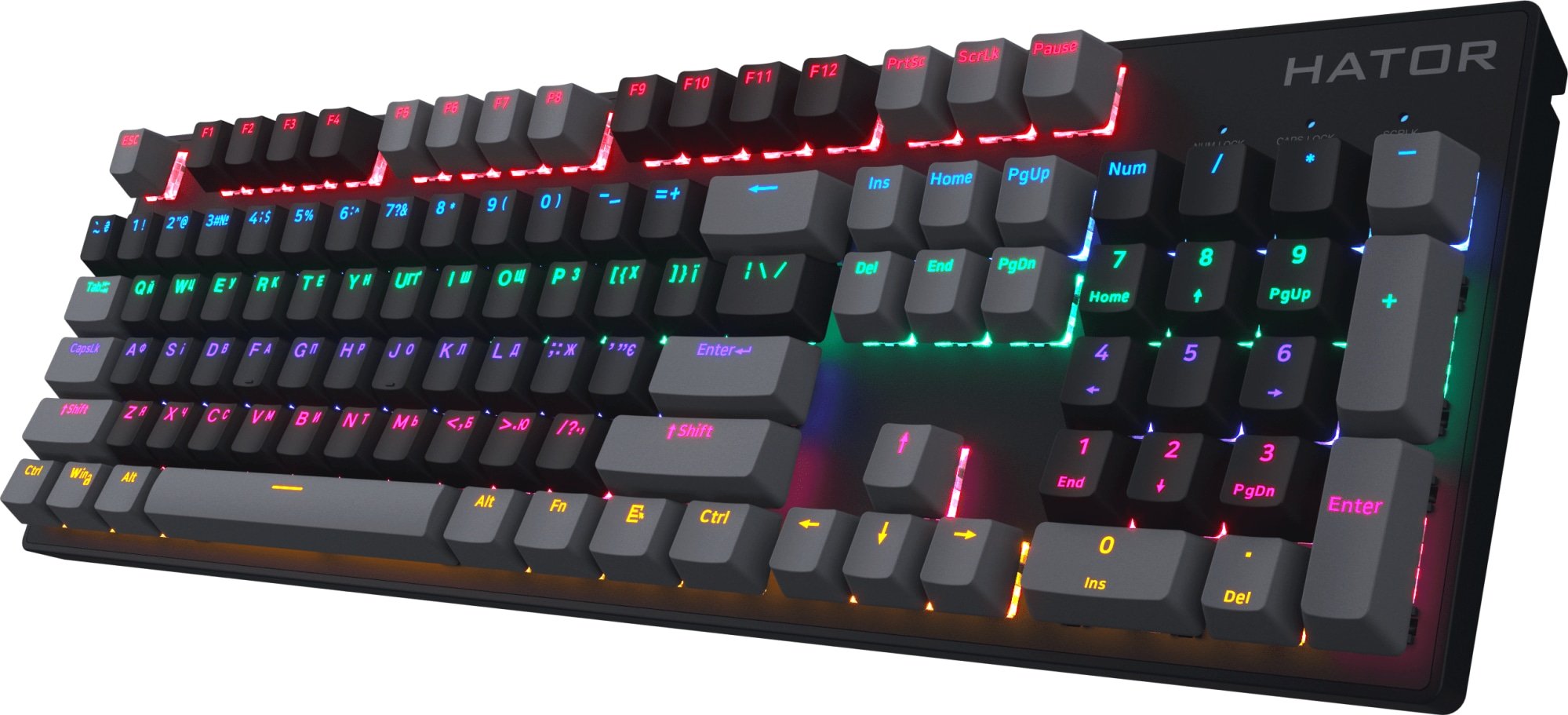 Клавиатура Hator Starfall Rainbow Origin Blue (HTK-609-BBG) купить ...