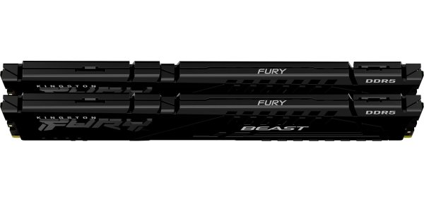 Модуль памяти Kingston Fury DDR5 16GB 2x8GB 6000MHz Beast Black