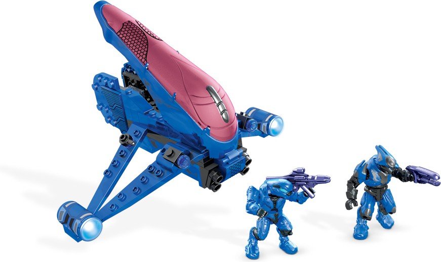 Конструктор Mega Bloks Halo Привидения в голубом Ковенант (97202