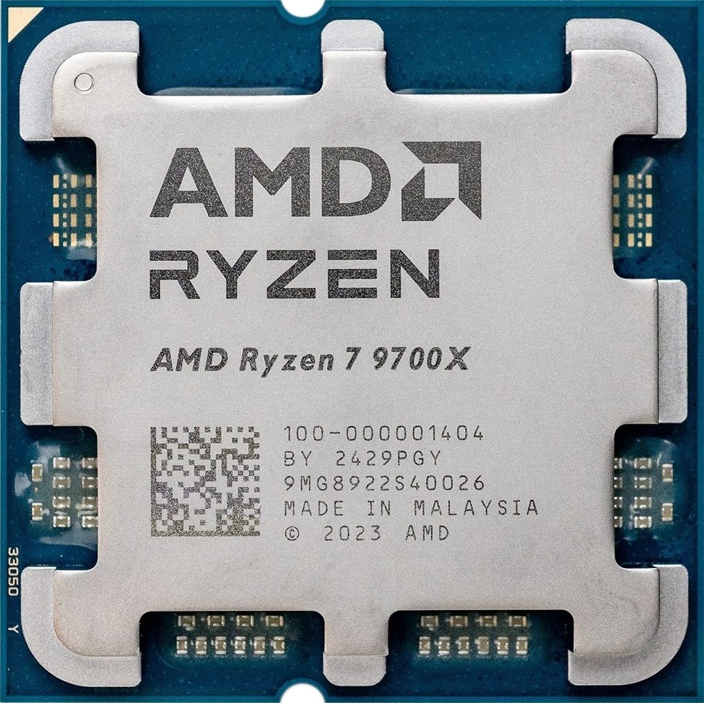 CPU AMD Ryzen 7 9700X CPU AM5 Процессор AMD Ryzen 7 9700X s-AM5 5.5GHz/32MB Tray (100-000001404
