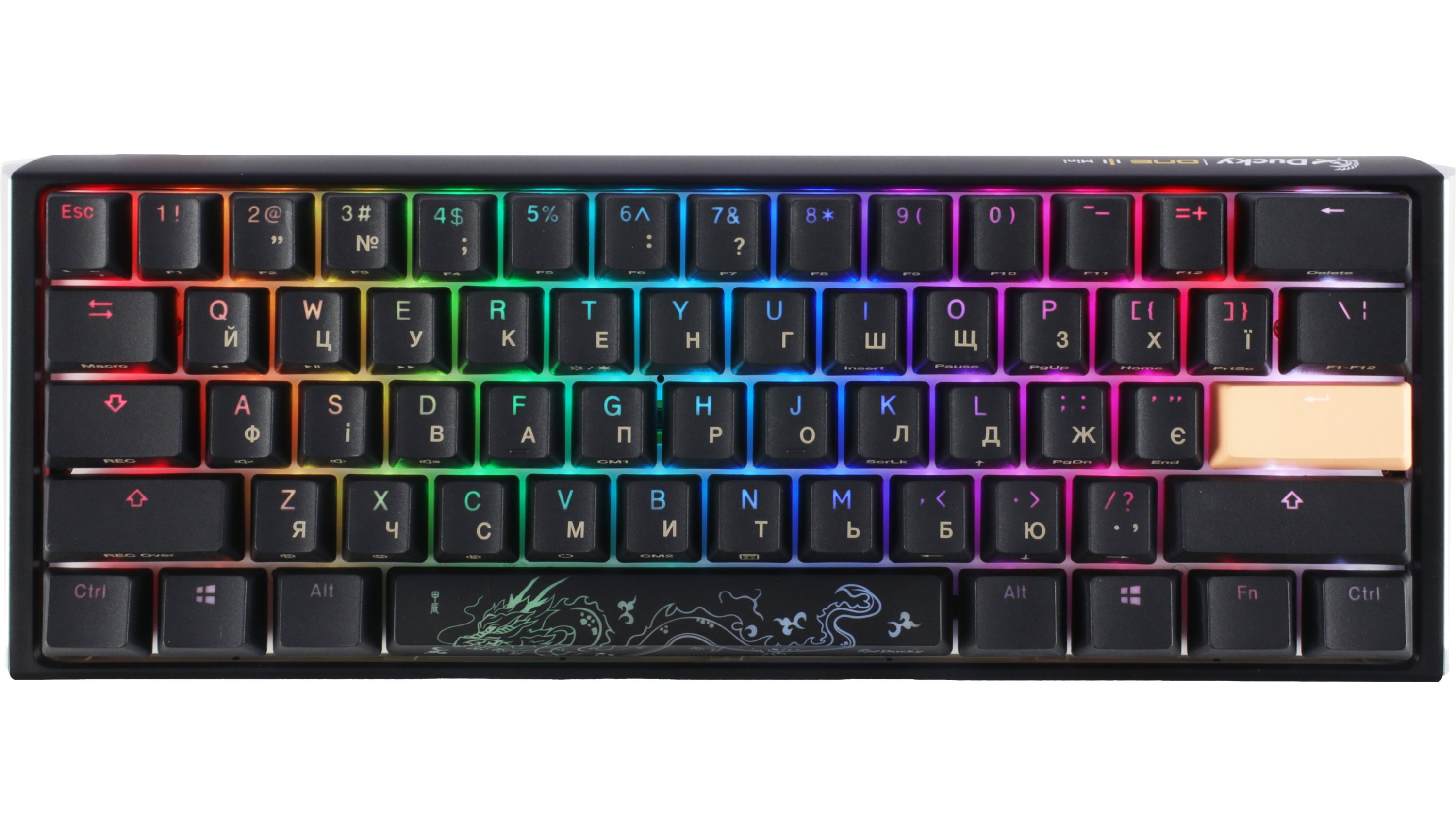 Клавиатура Ducky One 3 Mini Cherry MX Silent Red RGB Black UA