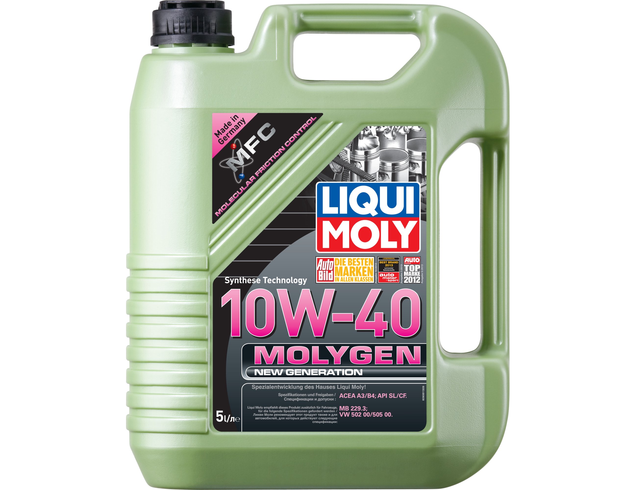 Моторное масло Liqui Moly Molygen New Generation 10W40 5л (9061
