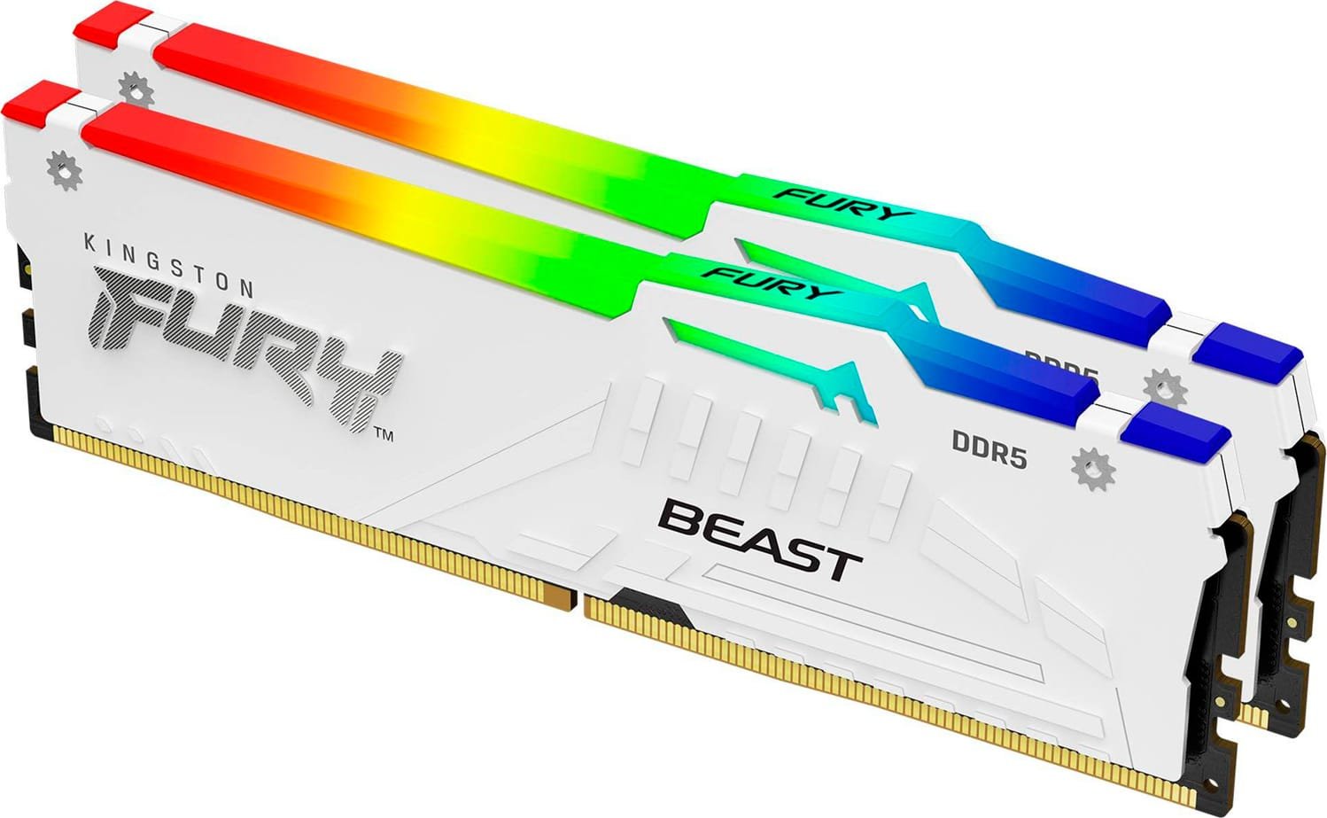 Модуль памяти Kingston Fury DDR5 32GB 2x16GB 6000MHz Beast RGB
