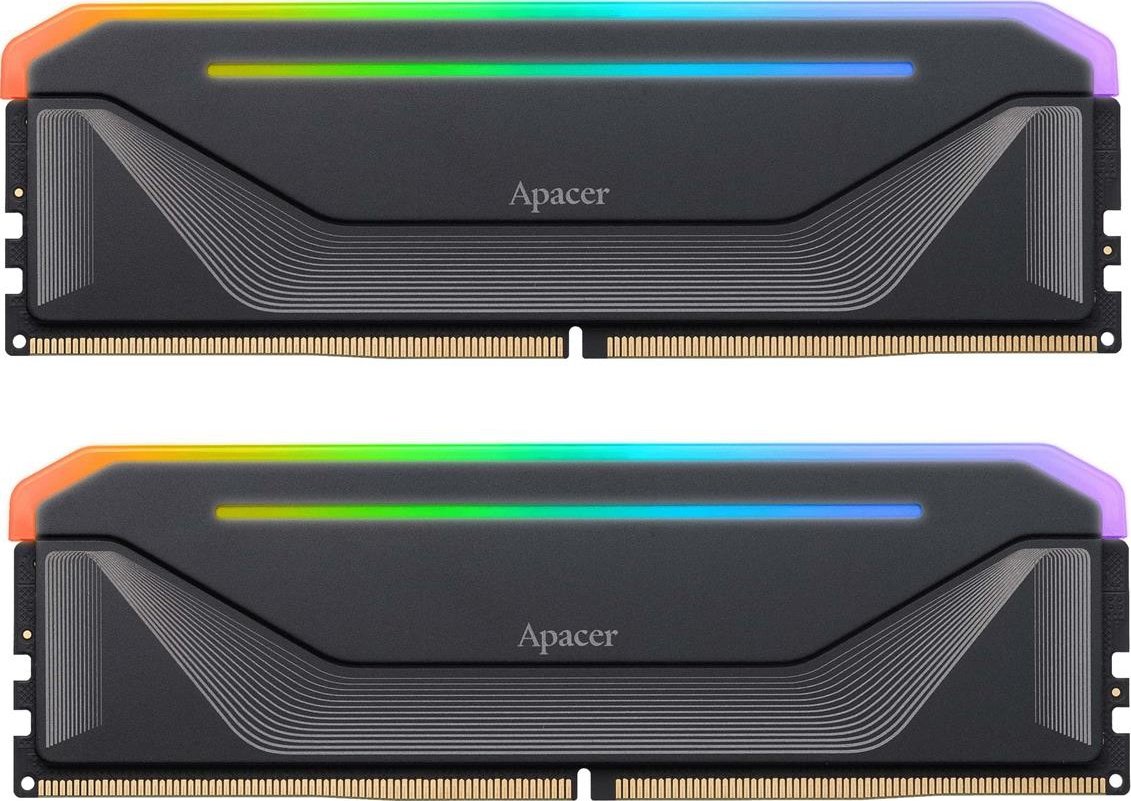 Модуль памяти Apacer DDR5 32GB 2x16GB 5600MHz NOX RGB Black