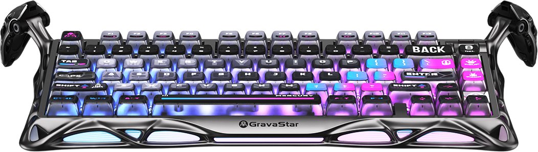 Клавиатура GravaStar Mercury K1 Pro Kailh Speedy Mint BT/WL/USB