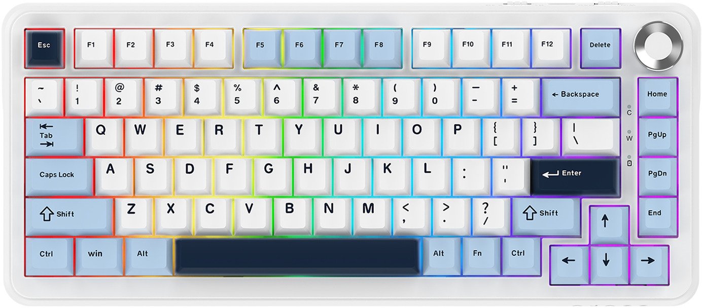 Клавиатура Ajazz AK820 Max Plus Daydream Switch Blue/White/Dark