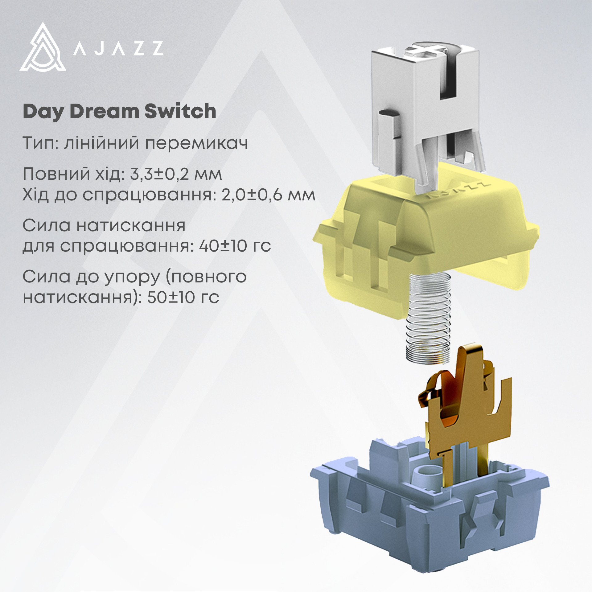 Клавиатура Ajazz AK820 Max Plus Daydream Switch Blue/White/Dark