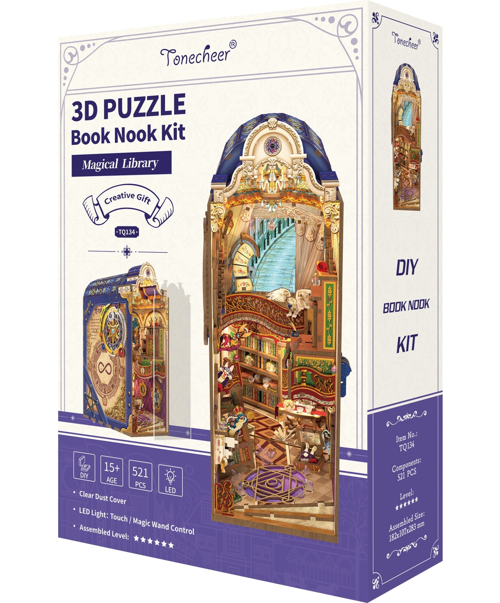 3D Пазл Tonecher Book Nook Magical Library (TQ134) купить | ELMIR