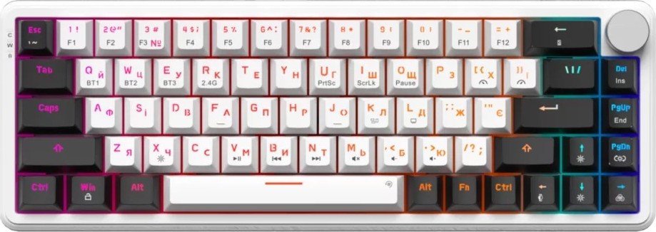 Клавіатура GamePro MK210W Pro Asgard Valhalla 65% QLAB Orange