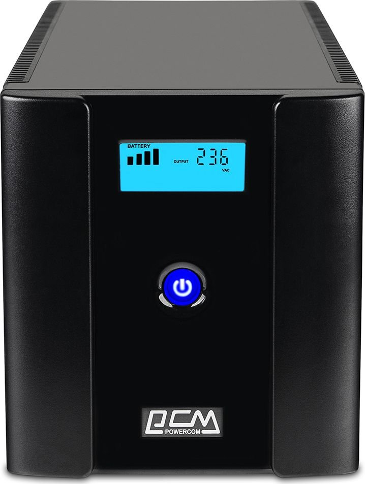ИБП PowerCom Raptor RPT-2000AP LCD Schuko купить | ELMIR - цена, отзывы ...