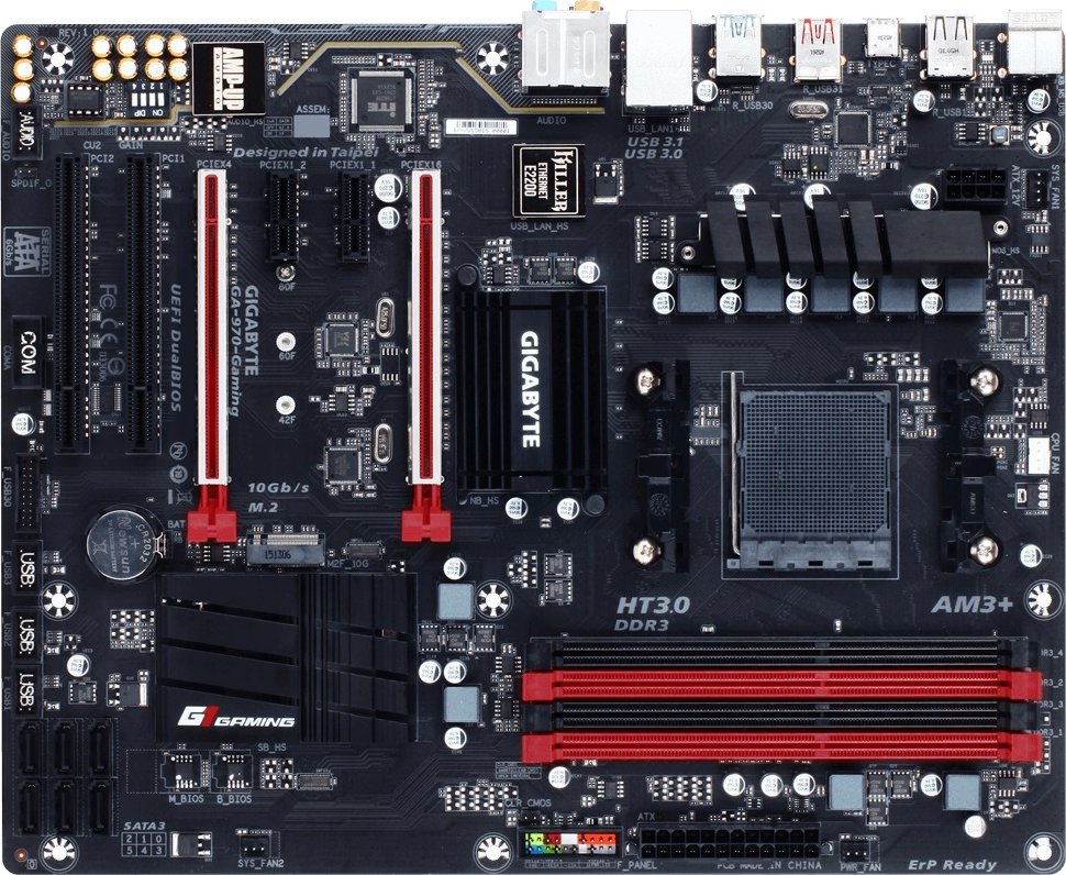 Материнская плата GigaByte GA-970-Gaming s-AM3 970 купить | Elmir ...