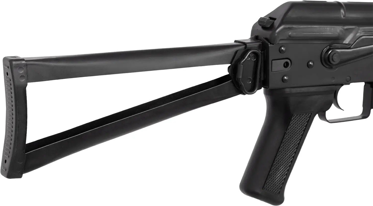 Страйкбольная винтовка LCT АКС-74 AEG 6 мм Cashmir Black (LCKS74M