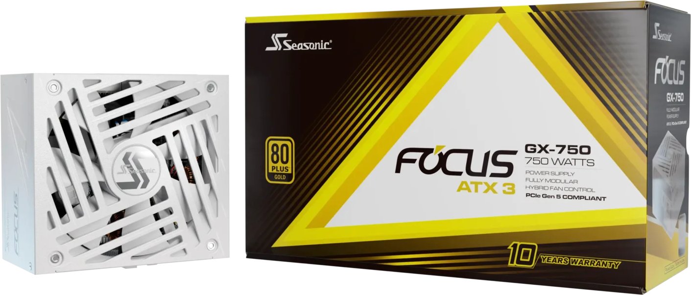 Блок живлення 750W Seasonic FOCUS GX-750 (FOCUS-GX-750-ATX31-WHITE