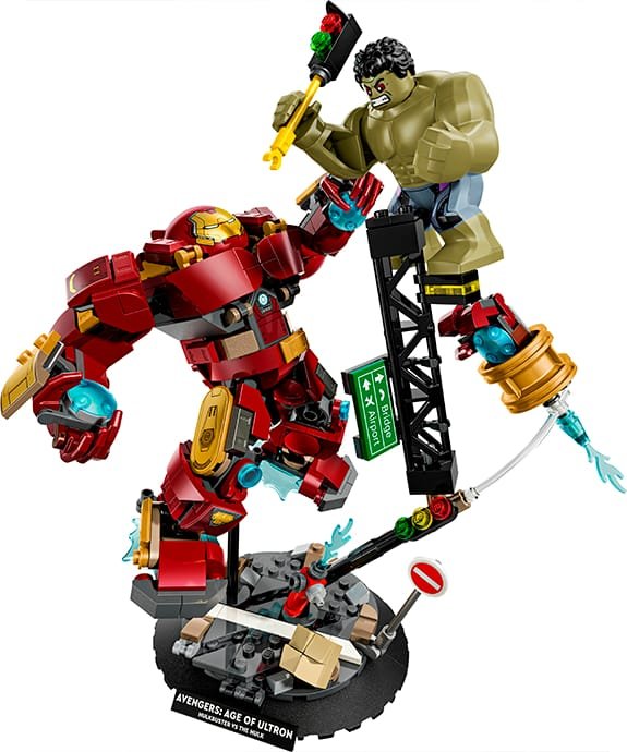 Конструктор LEGO Marvel Легендарное сражение Халкбастер vs Халк