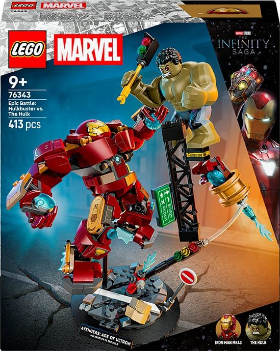 Конструктор LEGO Marvel Легендарное сражение Халкбастер vs Халк