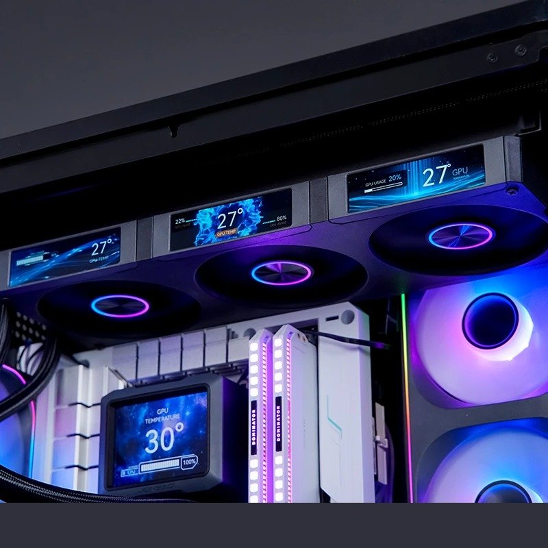 Кулер для корпуса Блок вентиляторов 3x120mm Jonsbo ZC-360B 3in1