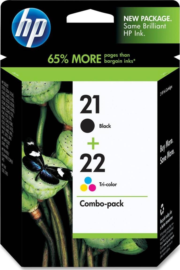 Картридж HP 21/22 Black/Tri-color Combo Pack (SD367AE) купить | ELMIR ...