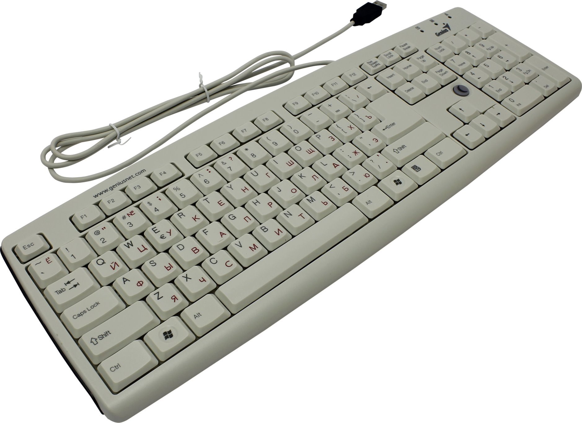 Клавиатура Genius KB-06XE White RU USB (31300614100) купить | Elmir ...