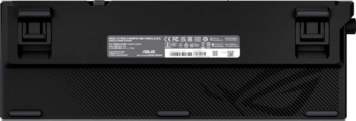 Клавіатура Asus ROG Strix Morph 96 NX Snow V2 USB/WL/BT EN/UA