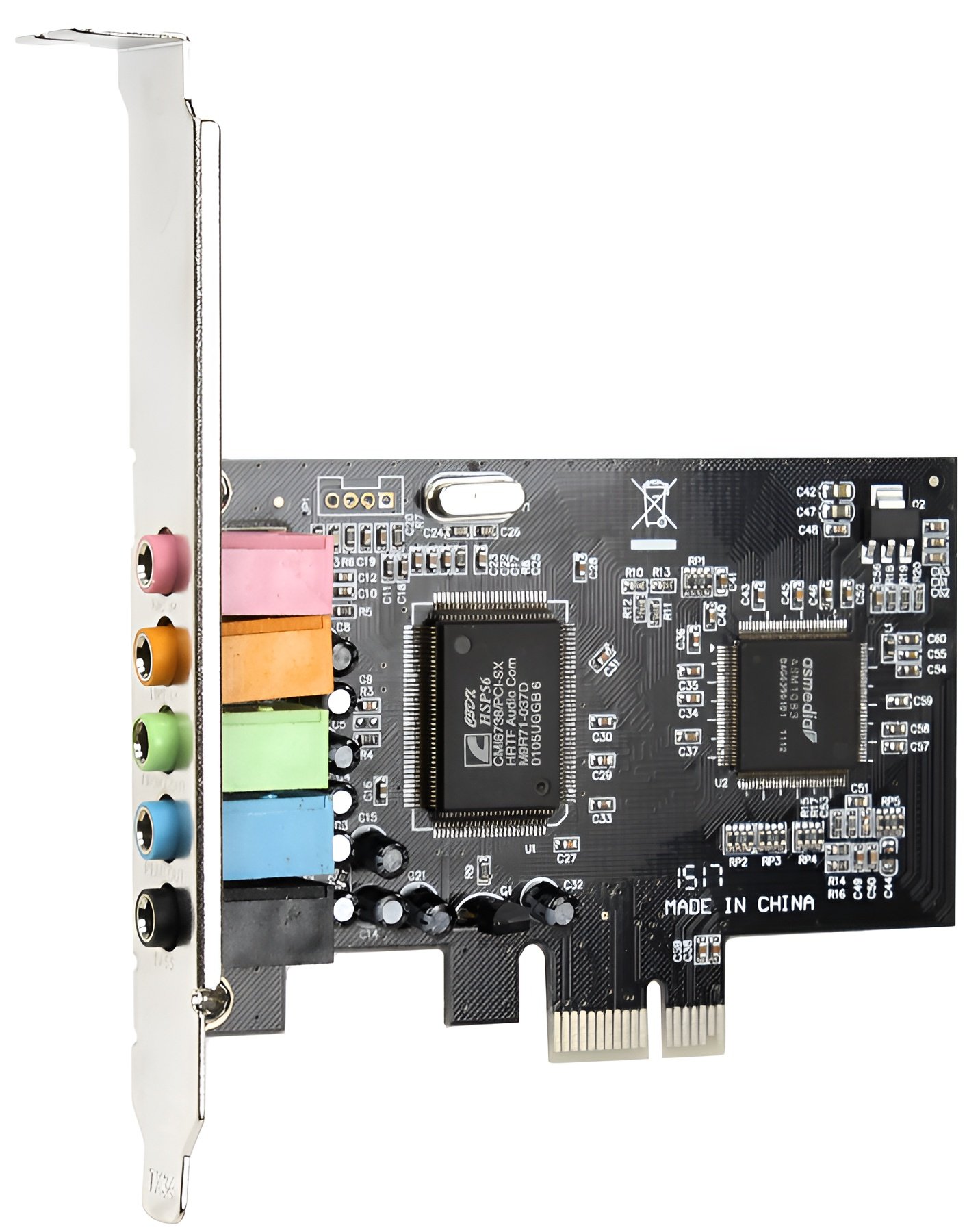 Звуковая карта PCI-E CMedia CMI-8738 6ch купить | ELMIR - цена