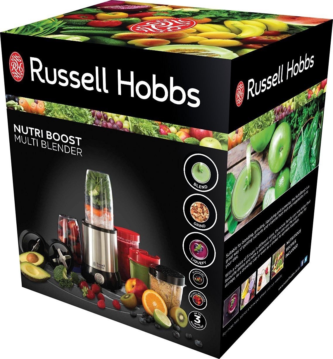 Блендер Russell Hobbs 2318056 Nutri Boost купить ELMIR цена, отзывы, характеристики