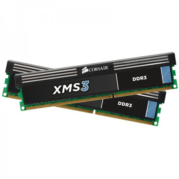 Модуль памяти Corsair DDR3 8GB 2x4GB 1600MHz XMS3 (CMX8GX3M2A1600C9 ...